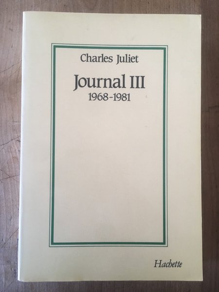 Journal III - 1968-1981