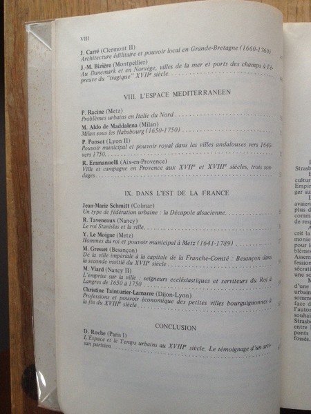 Pouvoir, ville et societe en Europe 1650-1750