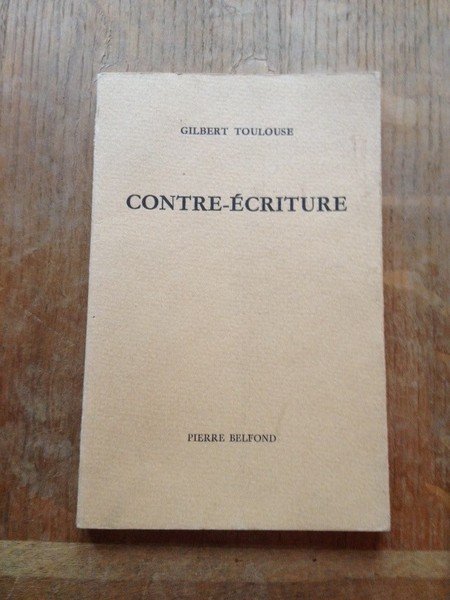 Contre Ecriture