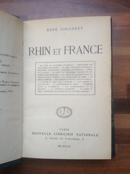Rhin et France
