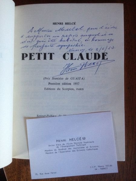 Petit Claude, roman lorrain