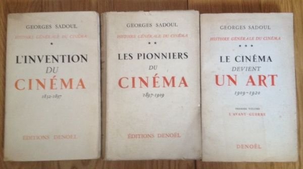 Histoire générale du cinéma tomes 1, 2 et 3