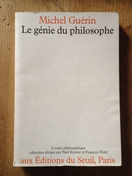 Le génie du philosophe