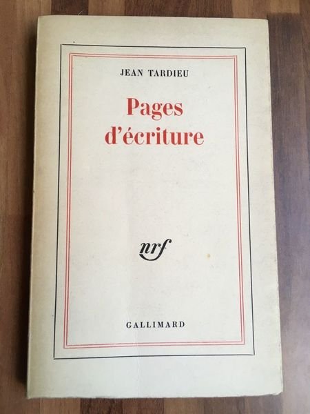 Pages d'écriture