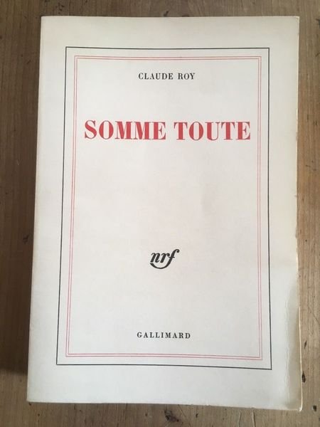 Somme toute