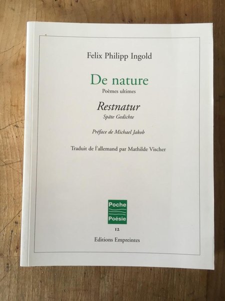 De nature, poèmes ultimes