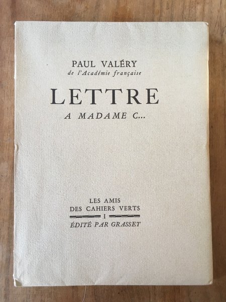 Lettre à madame C.