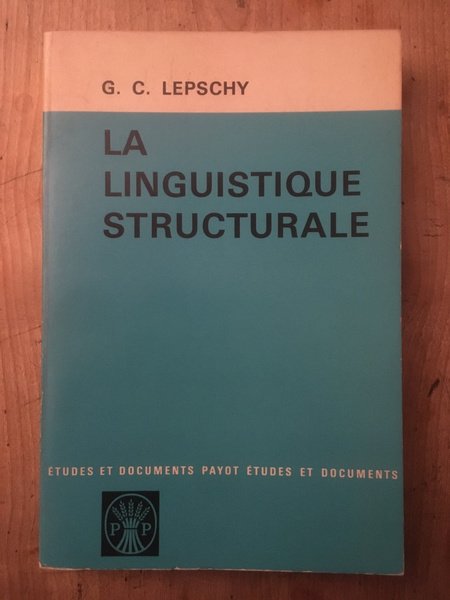 La linguistique structurale