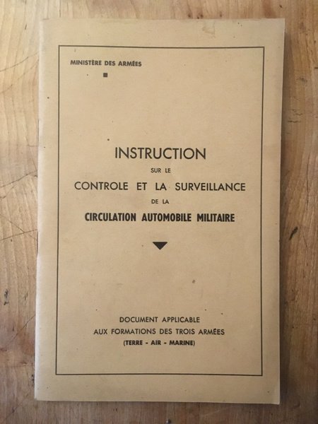 Instruction sur le contrôle et la surveillance de la circulation …
