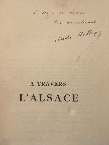 En flânant à travers l'Alsace