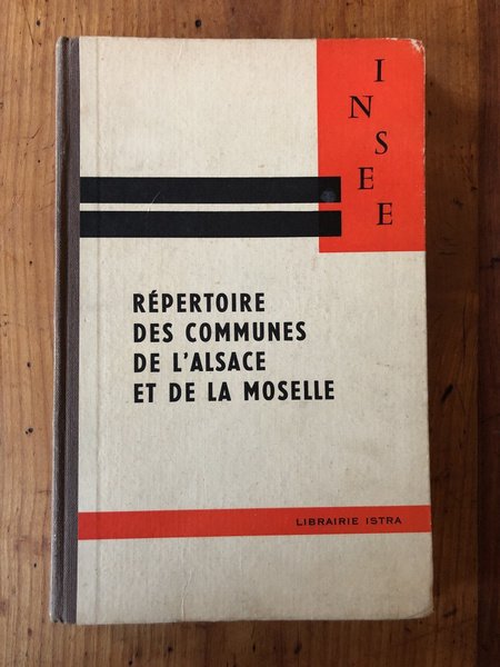 Répertoire des communes de l'Alsace et de la Moselle