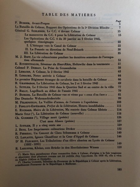 Annuaire de la société historique et littéraire de Colmar 1965