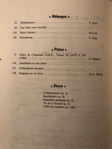 Annuaire 21 de la société d'histoire et d'archéologie de Dambach-la-Ville, …