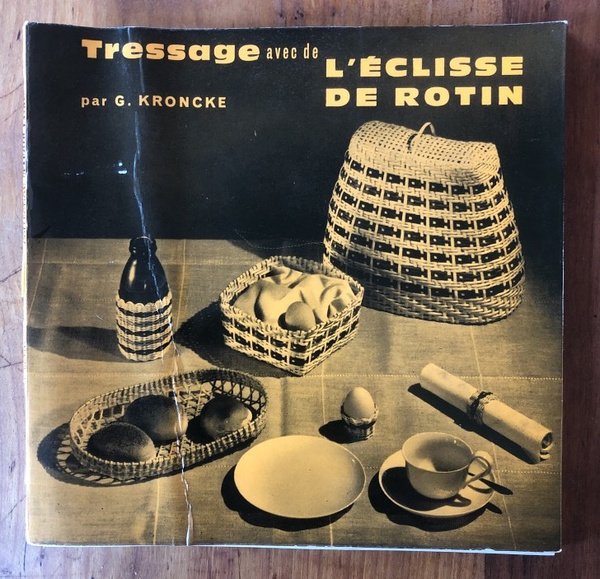 Tressage avec de l'éclisse de rotin