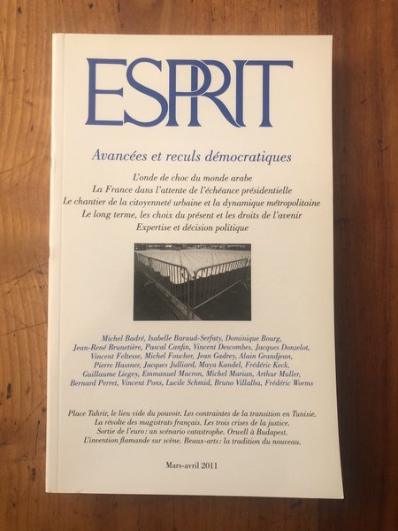 Revue Esprit, N° 373, mars-avril 2 : Avancées et reculs …