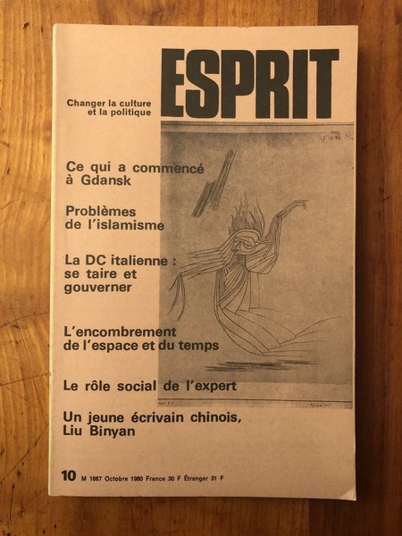 Revue Esprit Octobre 1980