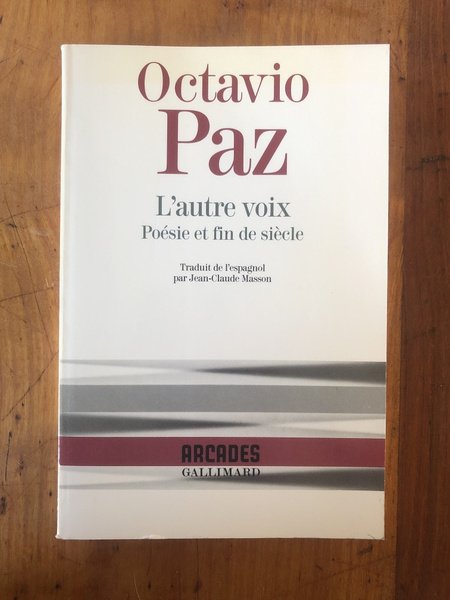L'Autre Voix : Poésie et fin de siècle