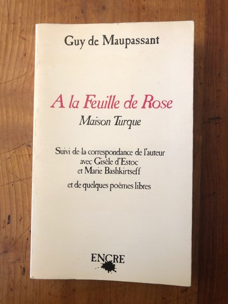 À la feuille de rose : Maison Turque