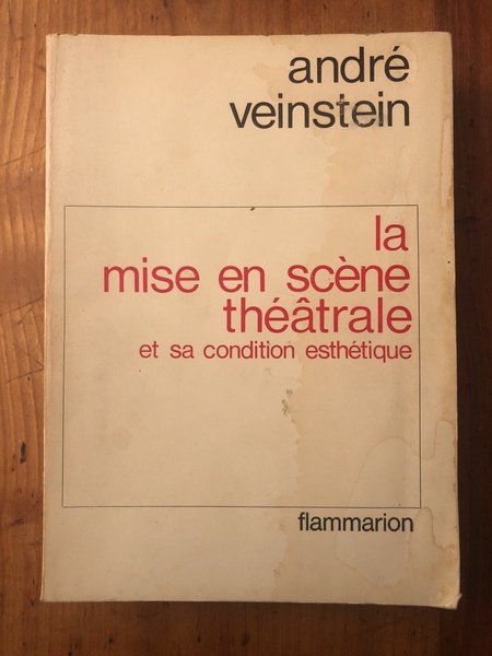 La mise en scène théâtrale et sa condition esthétique