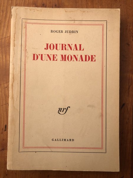 Journal d'une monade, du 13 avril au 9 septembre 1968