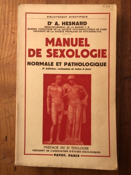 Manuel de sexologie normale et pathologique