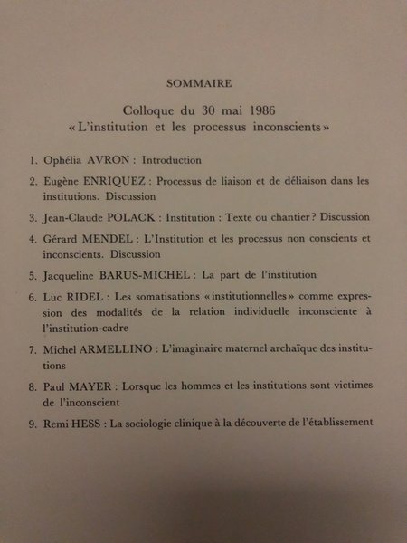 Cahier N°4 de l'Institut des Psychologues Cliniciens