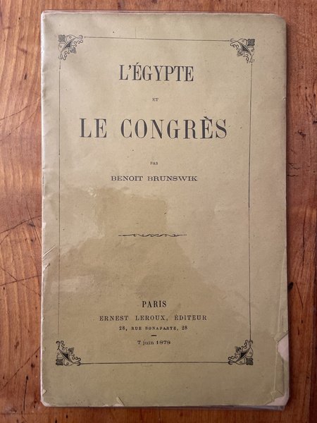 L'Egypte et le Congrès