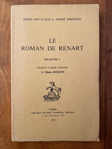 Le roman de Renart, Branche 1