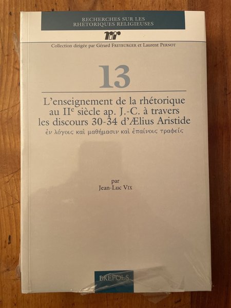 L'enseignement de la rhétorique au IIe siècle ap. J.-C. à …