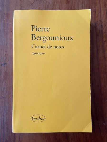 Carnet de notes 1991-2000
