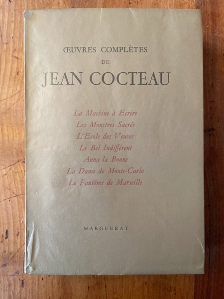 Oeuvres complètes de Jean Cocteau Volume X