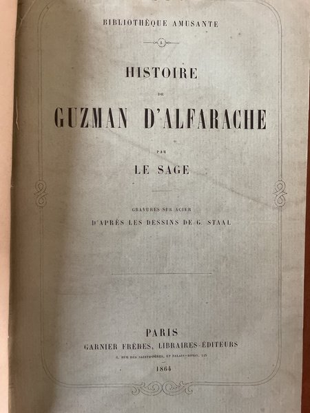 Histoire de Guzman d'Alfarache