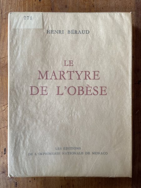 Le martyre de l'obèse