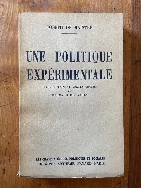 Une politique expérimentale