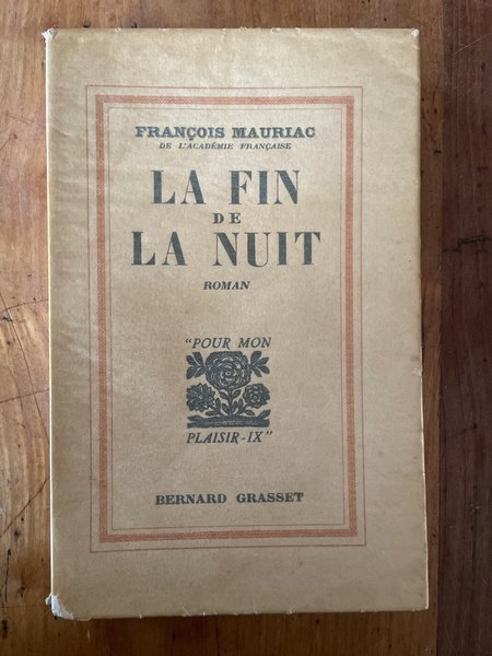 La fin de la nuit, édition originale