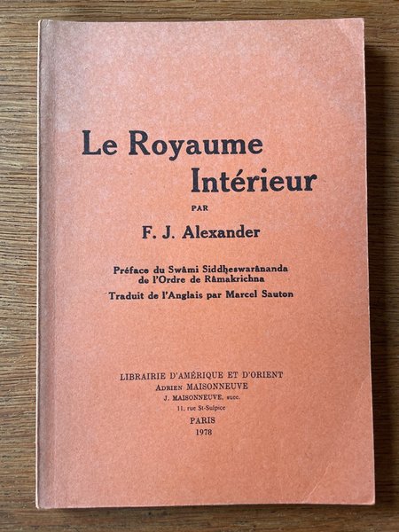 Le royaume intérieur