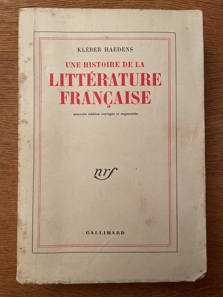 Une histoire de la littérature française