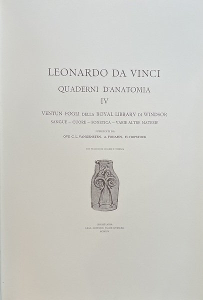 Quaderni di anatomia di Leonardo Da Vinci
