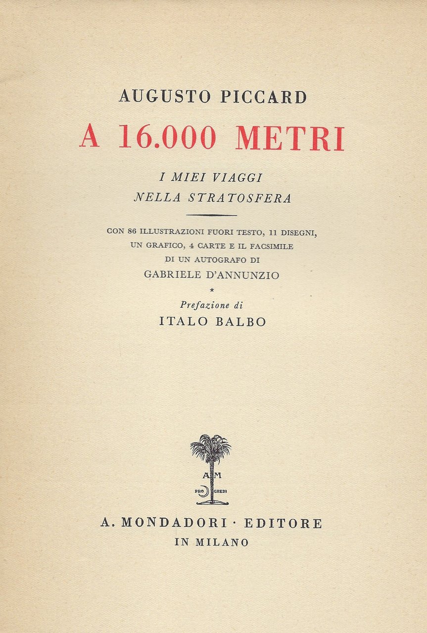 A 16.000 metri. I miei viaggi nella stratosfera.