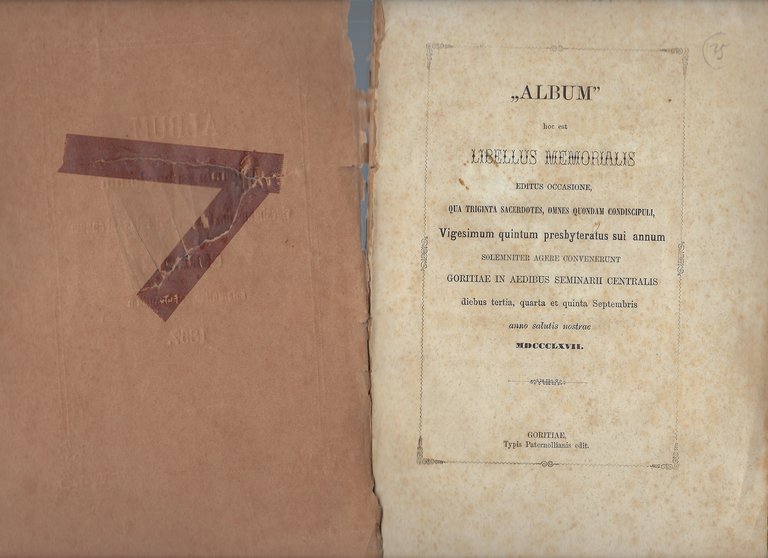 Album triginta sacerdotum vigesimum quintum presbyteratus sui annum Goritiae solemniter …