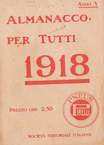 Almanacco per tutti 1918