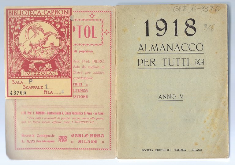Almanacco per tutti 1918