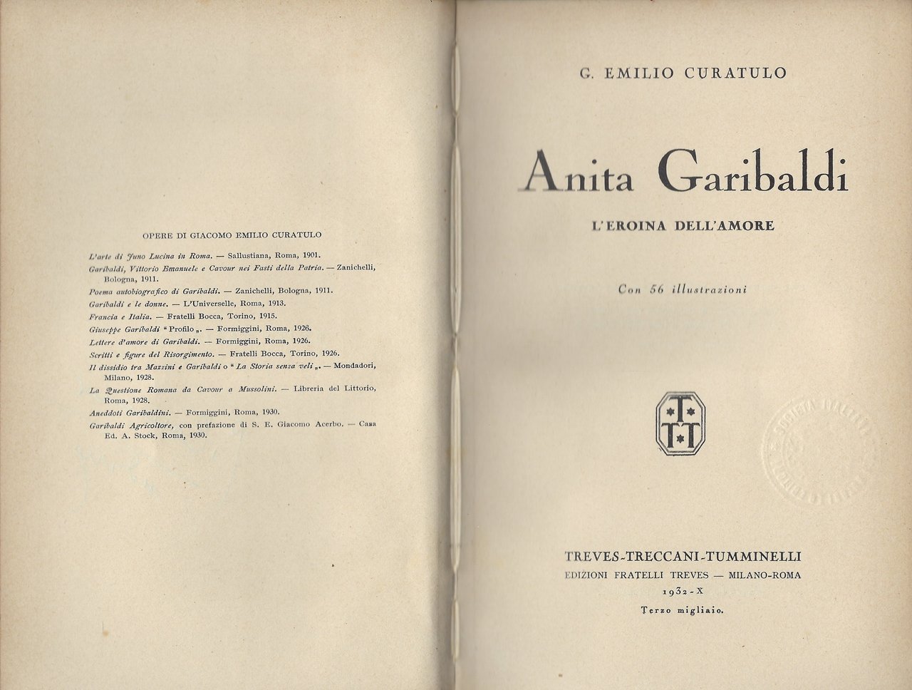 Anita Garibaldi. L'eroina dell'amore.