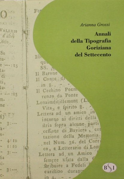 Annali della Tipografia Goriziana del 700