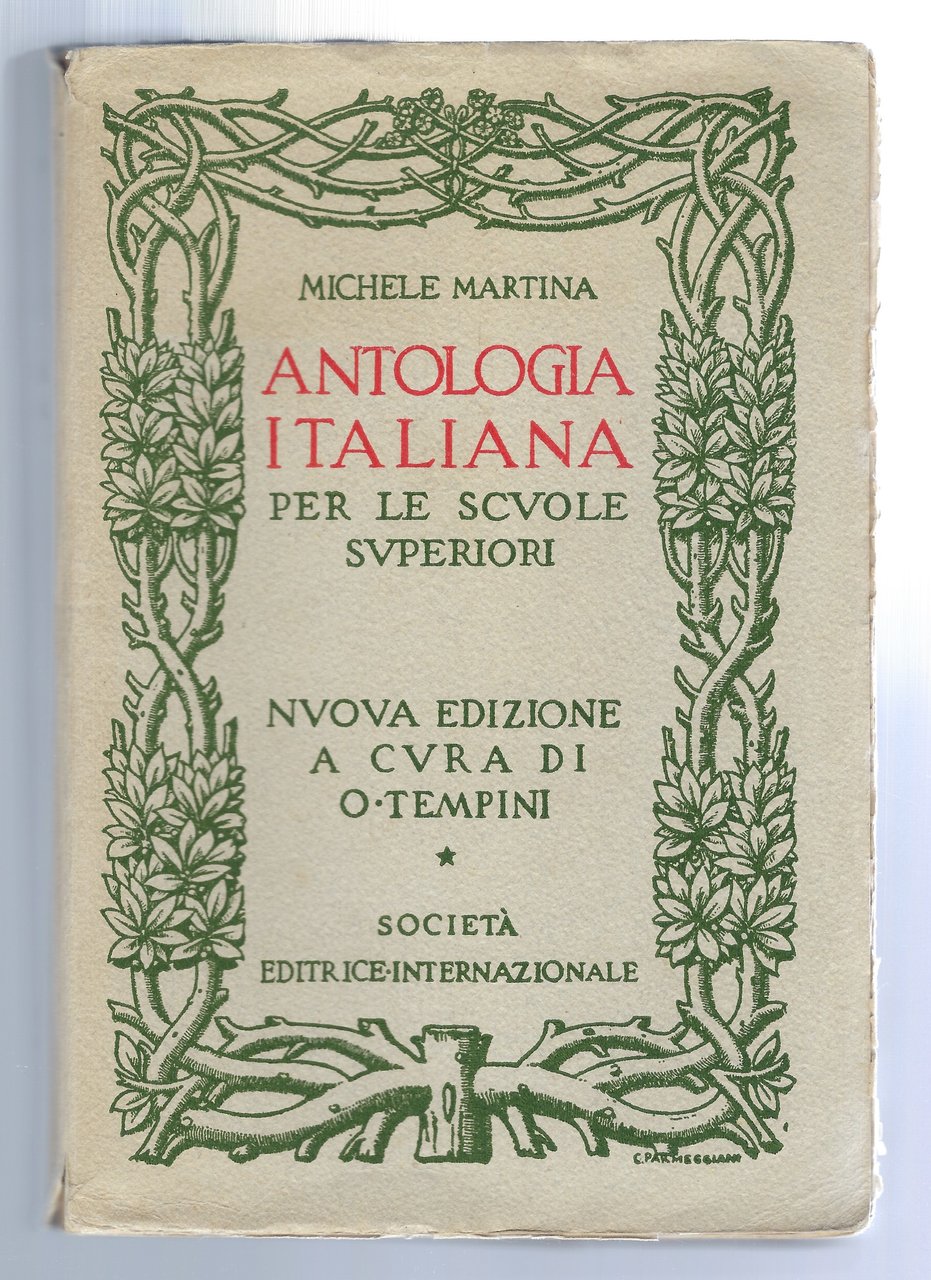 Antologia italiana per le scuole superiori.