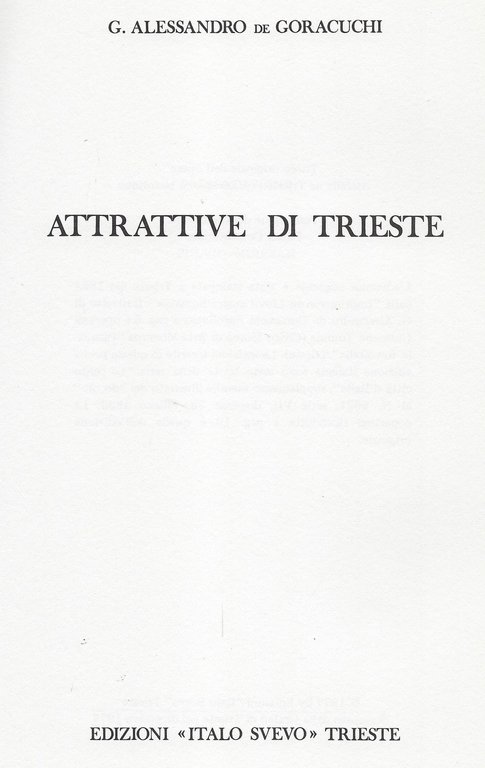 Attrattive di Trieste