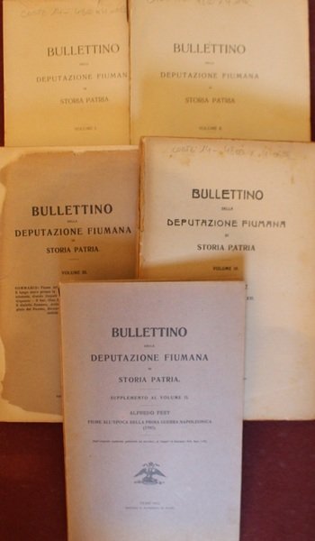 Bullettino della deputazione fiumana di storia patria