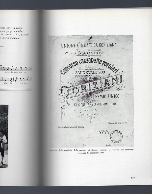 Cent'anni della Ginnastica Goriziana 1868-1968