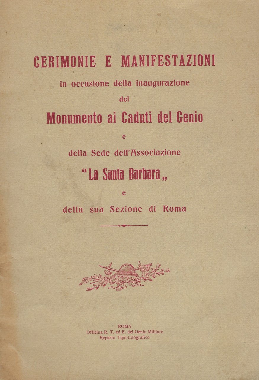 Cerimonie e manifestazioni in occasione dell'inaugurazione del Monumento ai Caduti …