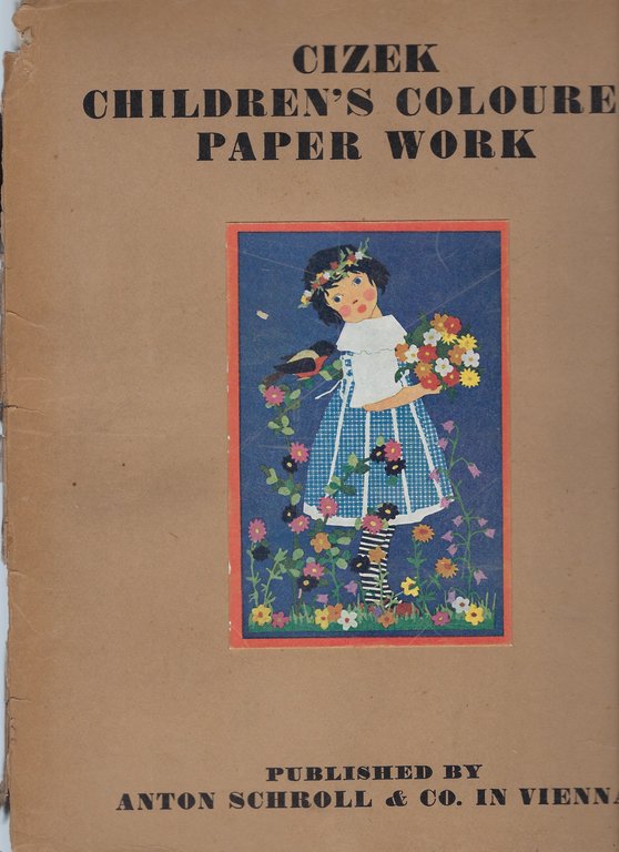 Children's coloured paper work